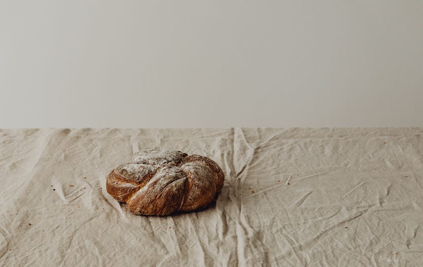 Pane fatto a mano senza glutine home made bread 