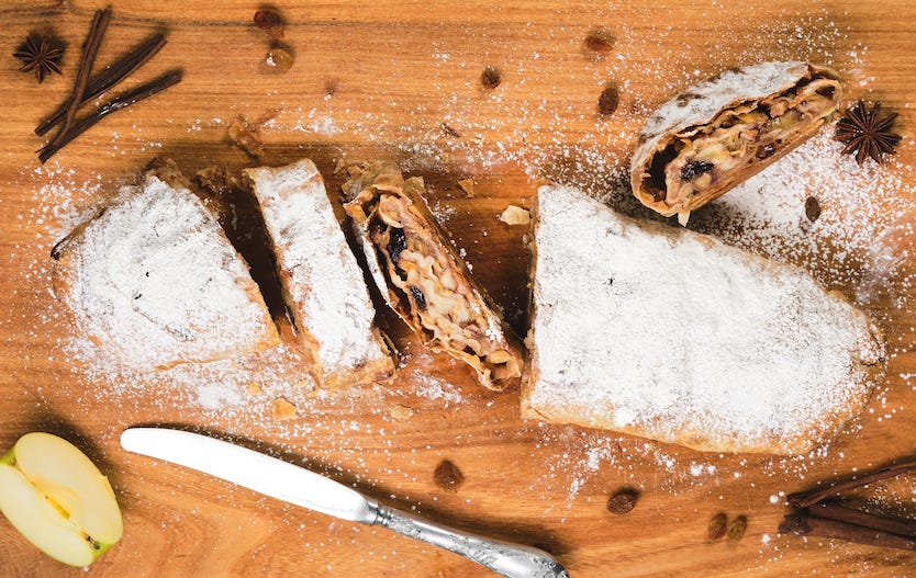 Strudel di mele rifugio trentino dolce tipico trentino