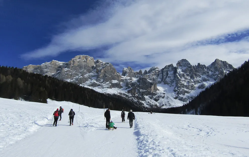 Val Venegia Trentino in Inverno camminata