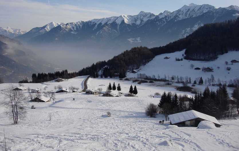 Sport invernale a Baita Boniprati vicino a Madonna di Campiglio