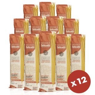 dispensa di pasta bio kamut khorasan spaghetti Felicetti 6 Kg