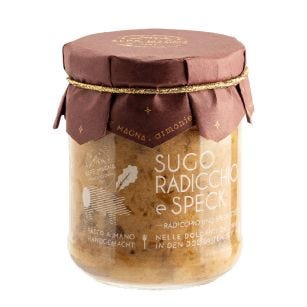 Sugo Radicchio e Speck 180 g vasetto Alpe Magna